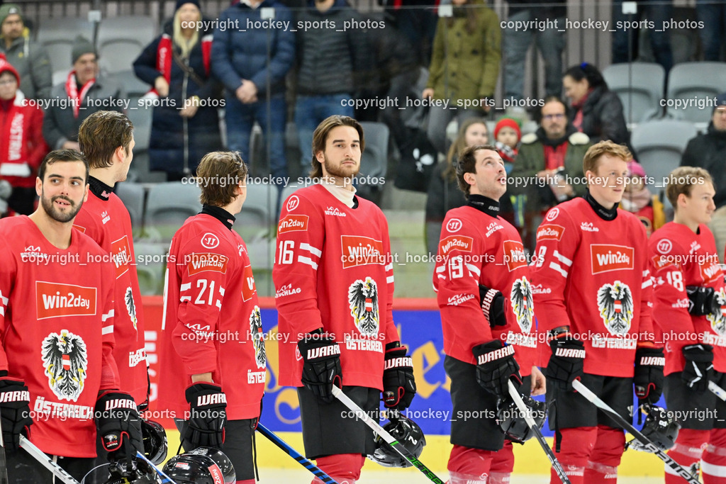 Österreich vs. Ungarn 14.12.2023 | Österreich vs. Ungarn 14.12.2023, Österreich vs. Ungarn  am 14.12.2023 in Klagenfurt (Heidi Horten Arena), Austria, (Photo by Bernd Stefan)
