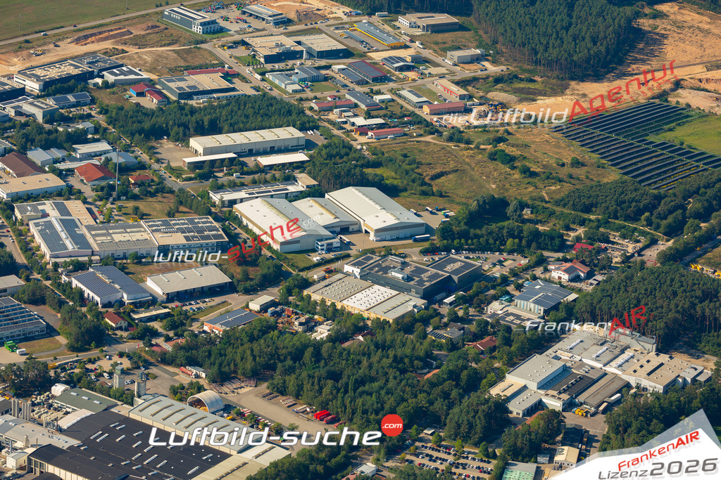 Das Luftbild zeigt :  Georgensgmünd - Die Luftaufnahme wurde 2024 vom UL-Flugzeug aus erstellt ( keine Drohne ) - Hochauflösende Luftaufnahme - Für grossformatige Ausdrucke geeignet. Die Geschenkidee !Mit Lizenz und Bildrechte bestellbar