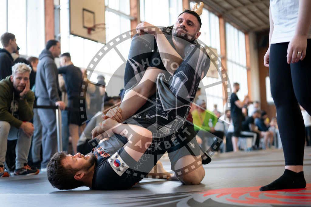 20240309PBB7081 | Fighters compete during the International Luta Livre (ILLCS) Spring Championship in Hannover, Germany, on March 9, 2024.