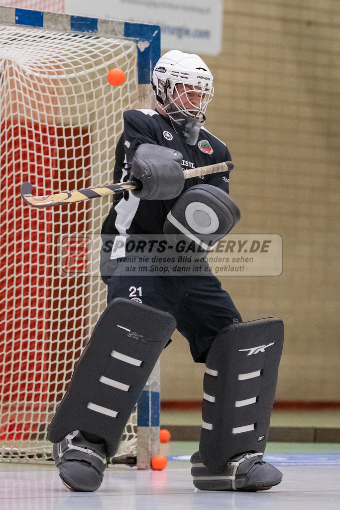 HK_20230113_102636 | 1. Bundesliga ( Halle ) Herren Crefelder HTC - DSD Düsseldorf am 13.1.2023 Crefelder HTC  ( CHTC ) Halle Glockenspitz , Krefeld ,