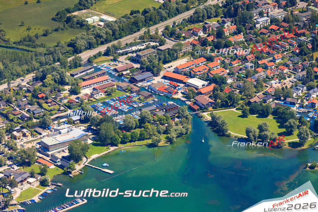 Luftbild von Percha Starnberg - Luftaufnahme wurde 2017 von https://frankenair.de mittels Flugzeug (keine Drohne) erstellt - die Geschenkidee