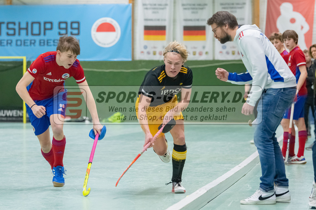 HK_20230305_105877 | Deutsche Meisterschaft MU16 1/2 Finale Mannheimer HC - Harvestehuder THC am 5.3.2023 RWK, Köln ,