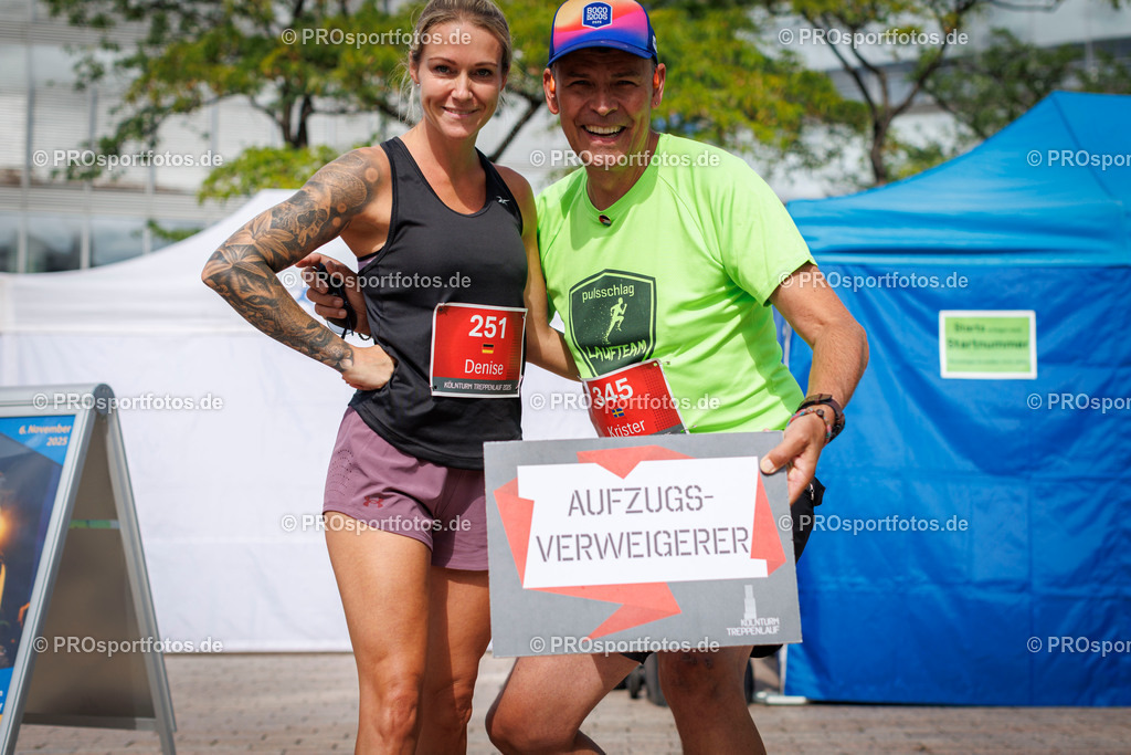 KölnTurm Treppenlauf; Köln, 03.08.2025 | Impressionen vom KölnTurm Treppenlauf am 03.08.2025 in Köln (Nordrhein-Westfalen). 