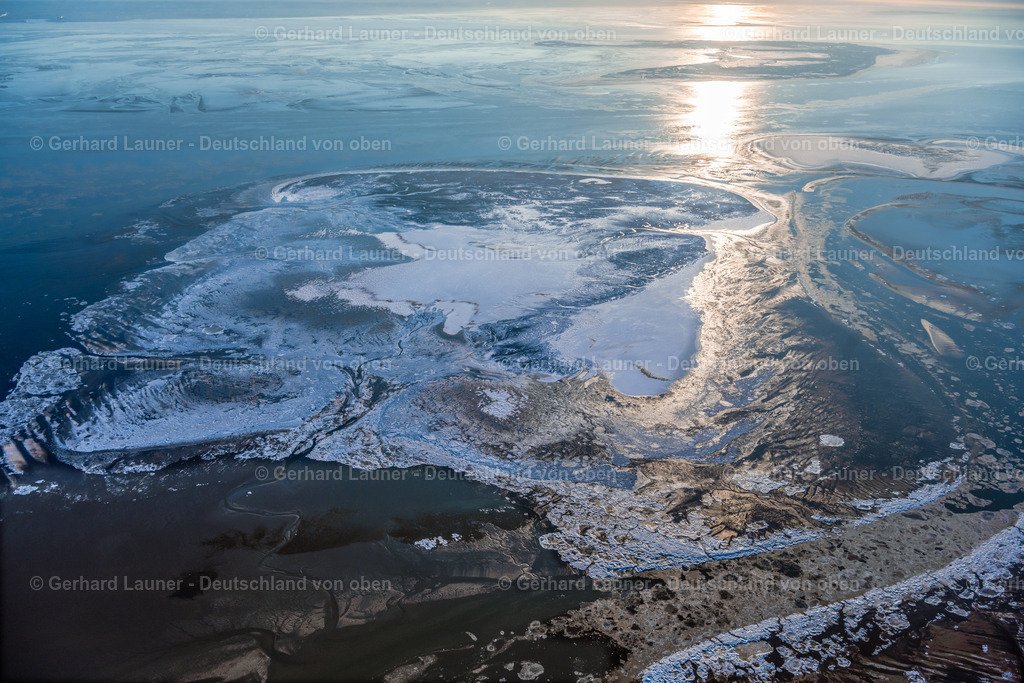 4044165 | Vogelschutzgebiet Memmert, Nationalpark Niedersächsisches Wattenmeer, Winteraufnahme