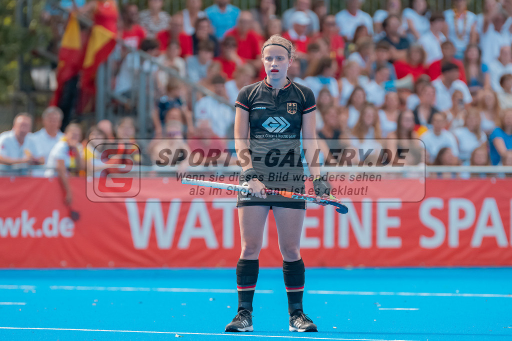 HK_20230715_102681 | Euro Hockey WU18 SF2 Spain vs Germany Championship Girls &amp; Boys am 15.7.2023 CHTC , Krefeld ,
