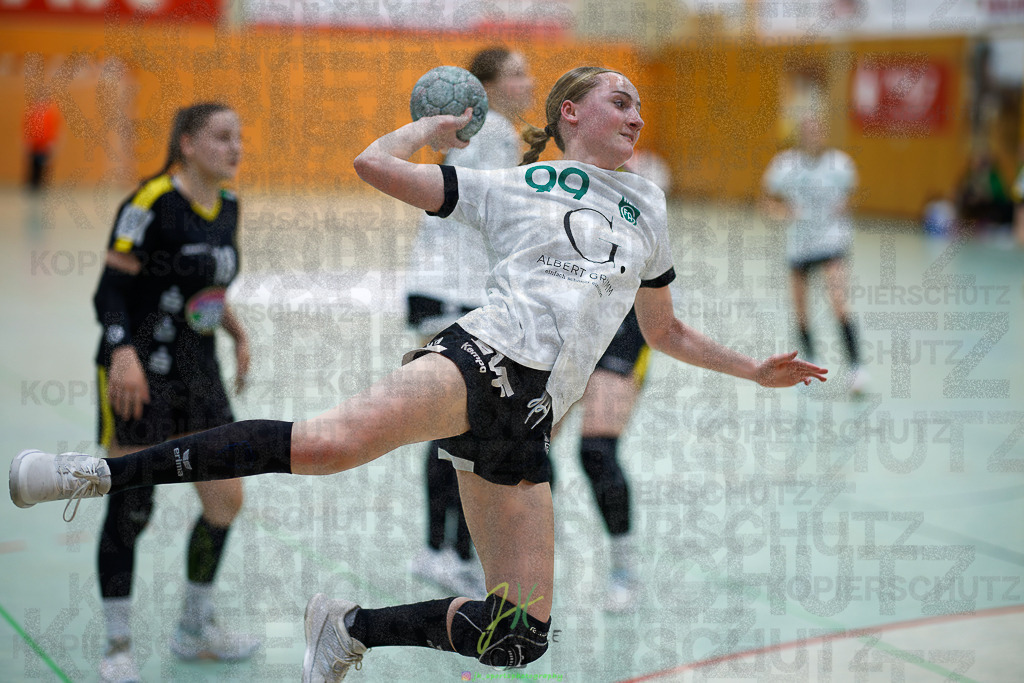 Quali-Turnier JBL wJA; Frisch Auf Göppingen - HC Rödertal | Quali-Turnier JBL wJA; Frisch Auf Göppingen - HC Rödertal am 31.05.2025 in Oberkleen (Weidig-Halle)Photo © 2025 - Jörg Heinrich - Realisiert mit Pictrs.com