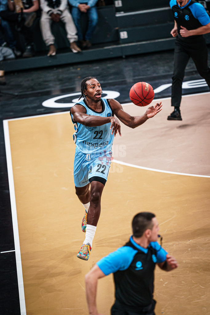 Basketball | Männer | Saison 2024/2025 | BKT EuroCup | Veolia Towers Hamburg vs. 7Bet-Lietkabelis Panevezys | 21.01.2025 | Jonathan Stove (#22, Veolia Towers Hamburg)