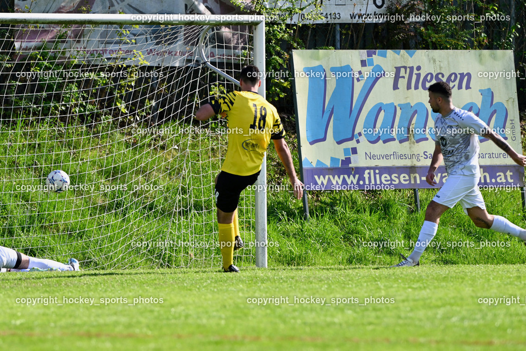 SC Magdalen vs. FC Faakersee | Tor FC Faakersee, #18 Andreas Unterguggenberger FC Faakersee, SC Magdalen vs. FC Faakersee, SC Magdalen vs. FC Faakersee am 14.04.2024 in Villach (Sportplatz St. Magdalen), Austria, (Photo by Bernd Stefan)