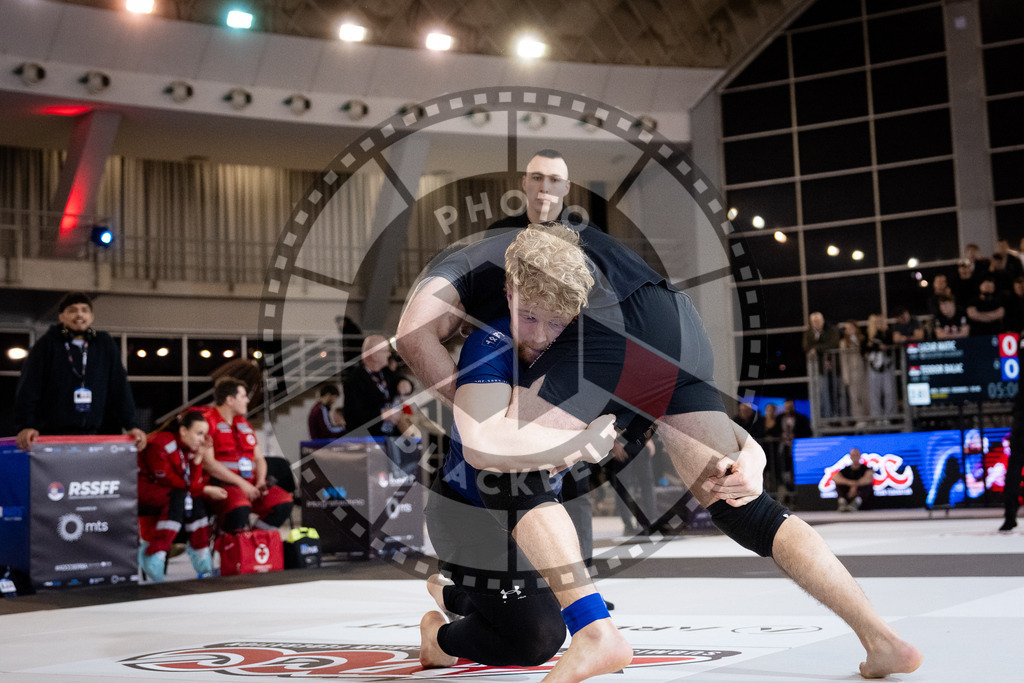 20260214PBB3477 | Fighters compete during the ADCC European Trials  competition day 1 in Belgrade, Serbia, on February 14, 2026.