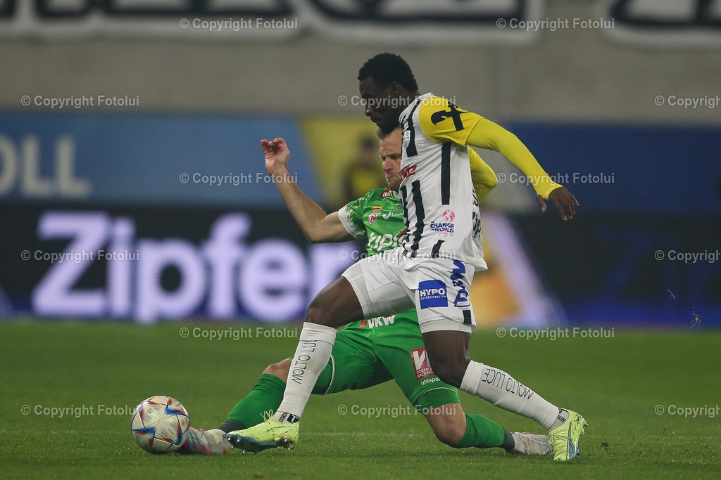 A_LUI_20230224_0002 | SPORT FUSSBALL ADMIRAL BUNDESLIGA 2022/23 LASK VS SC AUSTRIA LUSTENAU

IM BILD: Ibrahim Mustapha (Lask)
FOTO:FOTOLUI/UW