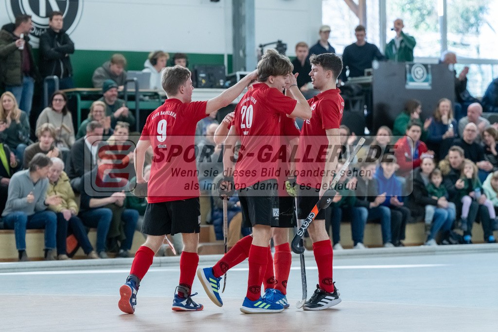 HK_20250202_102386 | 2. Bundesliga Halle Herren Club Raffelberg - Schwarz Weiss Köln am 2.2.2025 Halle am Raffelberg, Duisburg ,