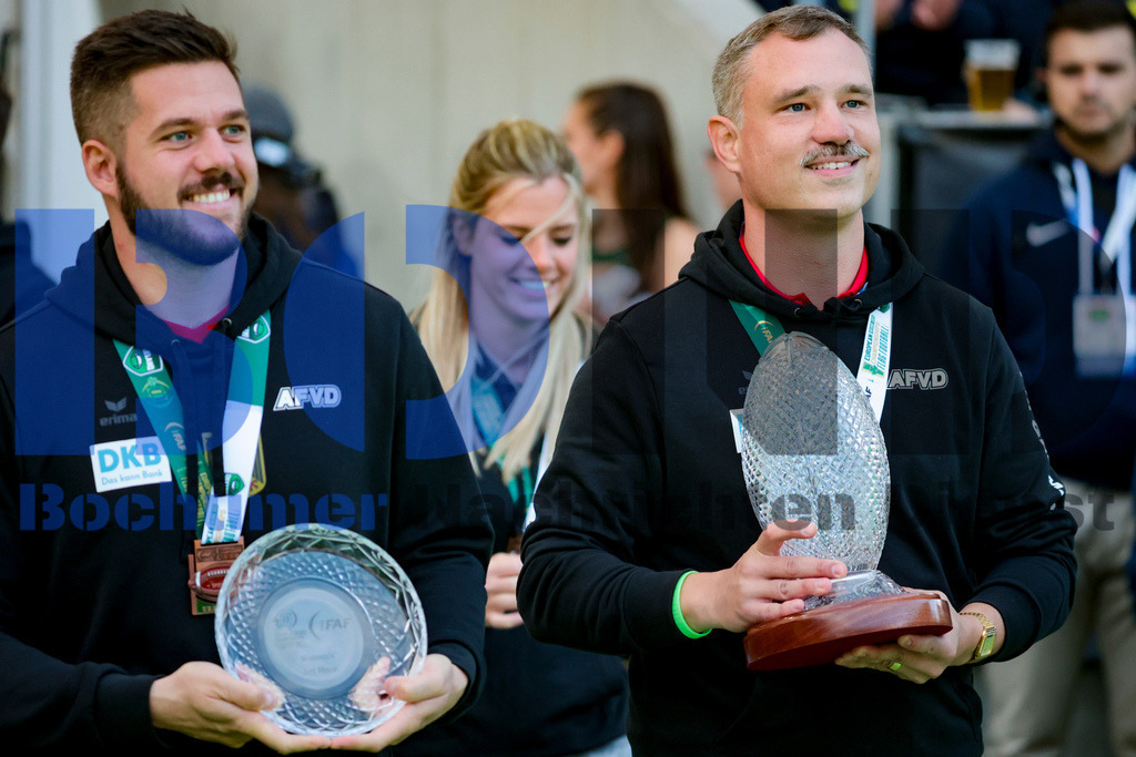  14.10.2023 - 
 | Sebastian Sendlak / Bochumer Nachrichtendienst (BOND) - GFL-Bowl 2023: Schwaebisch Hall Unicorns vs. Potsdam Royals - Realisiert mit Pictrs.com