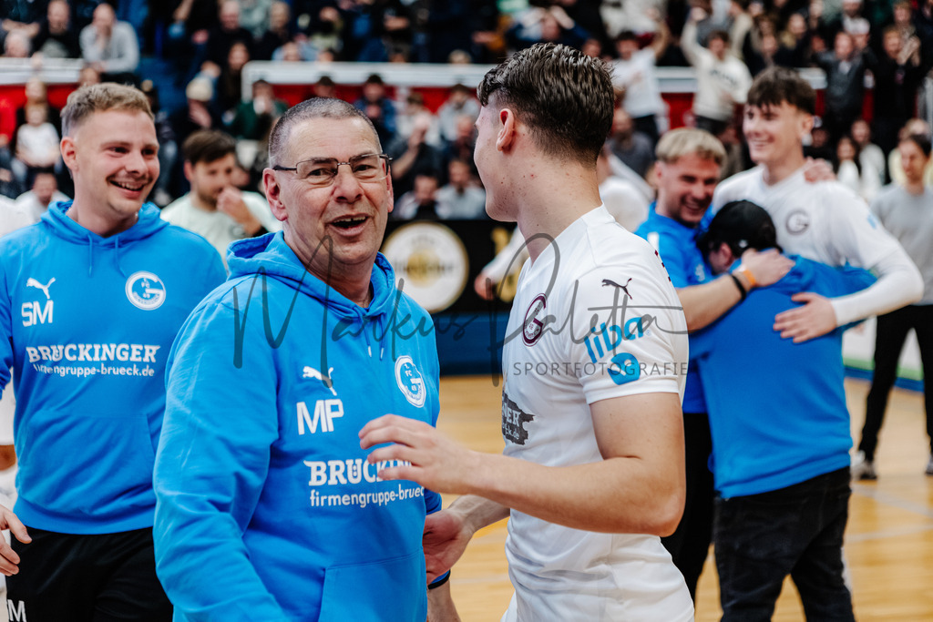47. Stadtmeisterschaften im Hallenfußball 2025, Endrunde | Stadtmeisterschaften im Hallenfußball 2025, Endrunde, Sporthalle Berg Fidel in Münster. Foto: sportfotografie.ms | Markus Paletta - Realisiert mit Pictrs.com