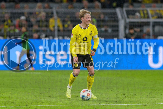 08.05.2026, GER, Fussball, Herren, 1. BL, Saison 2025/2026, Borussia Dortmund - Eintracht Frankfurt | Julian Brandt (BVB) in Aktion am Ball, Einzelaktion