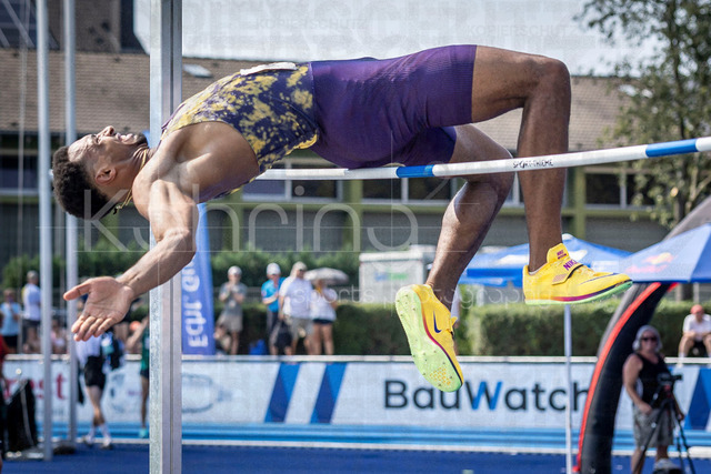 Multisport Event; Ratingen, 27.06.2026 | RATINGEN, GERMANY - JUNE 27, 2026 : Leo Neugebauer (GER / Germany) competing in the high jump during the Multisport Event at Stadion Ratingen on June 27, 2026 in Ratingen, Germany.