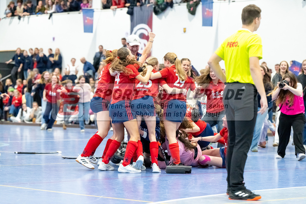 HK_20250223_103297 | Deutsche Meisterschaft wU14 Finale und Ehrungen am 23.2.2025 Düsseldorfer HC, Düsseldorf