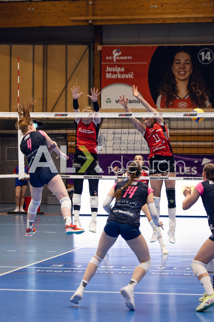 Volleyball I Frauen I Saison 2025-2026 I Volleyball NLA | Women I Round 14 I VC Kanti Schaffhausen - NLZ Volleyball Academy Zürich I 16.01.2026 | NLZ Volleyball Academy - 4 Fiona Licka (CH) – Außenangriff - Realisiert mit Pictrs.com