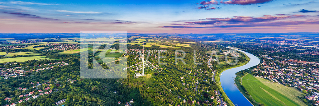 Fernsehturm-Luftbild-DJI_0032_D | Luftaufnahme des Fernsehturms in Dresden - Realisiert mit Pictrs.com
