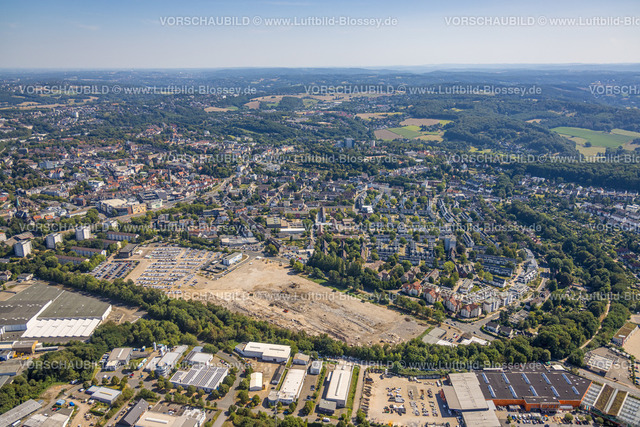Hattingen220807655 | Luftbild, Gewerbegebiet Nierenhofer Straße, ehemaliges O&amp;K Gelände, Polizeiwache Hattingen, Rosenthal, Hattingen, Ruhrgebiet, Nordrhein-Westfalen, Deutschland