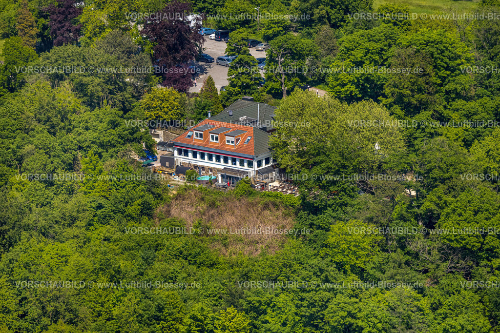 Essen230511931 | Luftbild, Wirtshaus zur Heimlichen Liebe, Bredeney, Essen, Ruhrgebiet, Nordrhein-Westfalen, Deutschland
