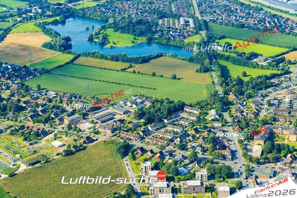 Weding Handewitt Bild- Das Luftbild wurde 2025 vom UL-Flugzeug heraus erstellt ( keine Drohne bzw. Drohnenaufnahme ) - Hochauflösende Luftaufnahme -Nicht vergleichbar mit Google Maps oder Satelittenbilder- Die Geschenkidee !Mit Lizenz und Bildrechte bestellbar - CC