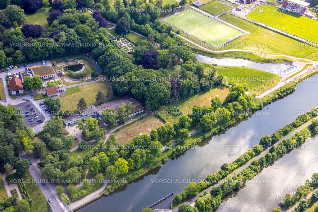 Hamm220504881 | Luftbild, Altes Fährhaus Hamm und Riversidde Stage Park, Uentrop, Hamm, Ruhrgebiet, Nordrhein-Westfalen, Deutschland