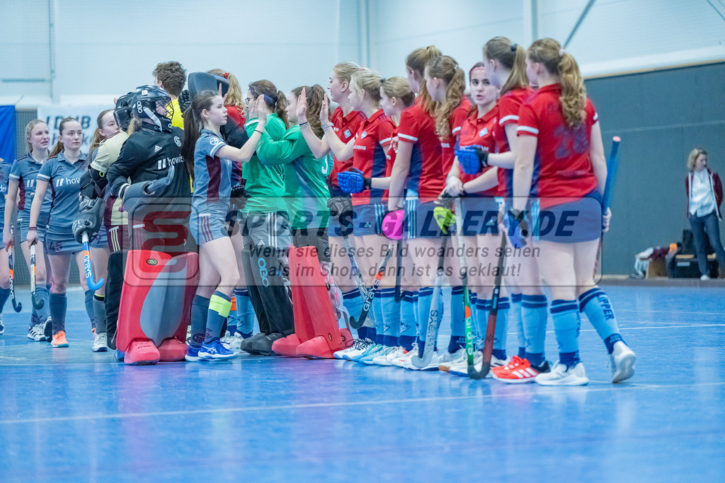 HK_20240303_109215 | Spiel um Platz 3 Deutsche Meisterschaft WU16 am 3.3.2024 Halle DHC, Düsseldorf ,