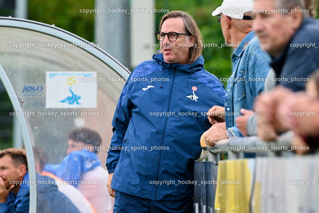 SAK vs. ATUS Ferlach | Headcoach SAK Richard Huber, SAK vs. ATUS Ferlach, SAK vs. ATUS Ferlach am 01.08.2025 in Klagenfurt (Sportpark Welzenegg), Austria, (Photo by Bernd Stefan)