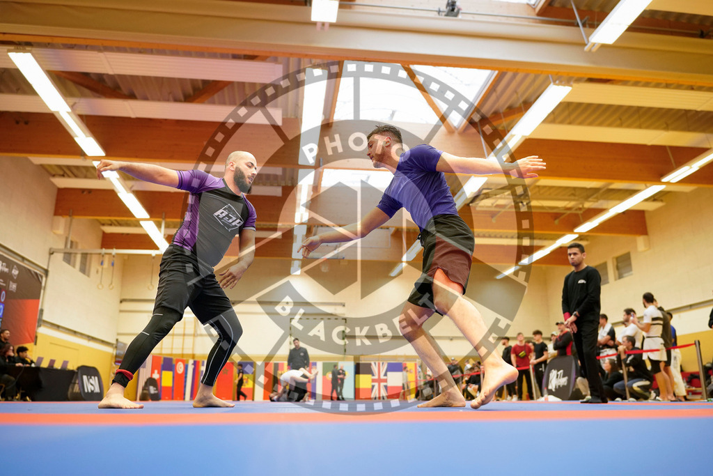 20240203PBB09919 | Fighters compete during the Brazilian Jiu-Jitsu Championship of the AJP Tour in Maintal by Frankfurt am Main, Germany, on February 2, 2024.
