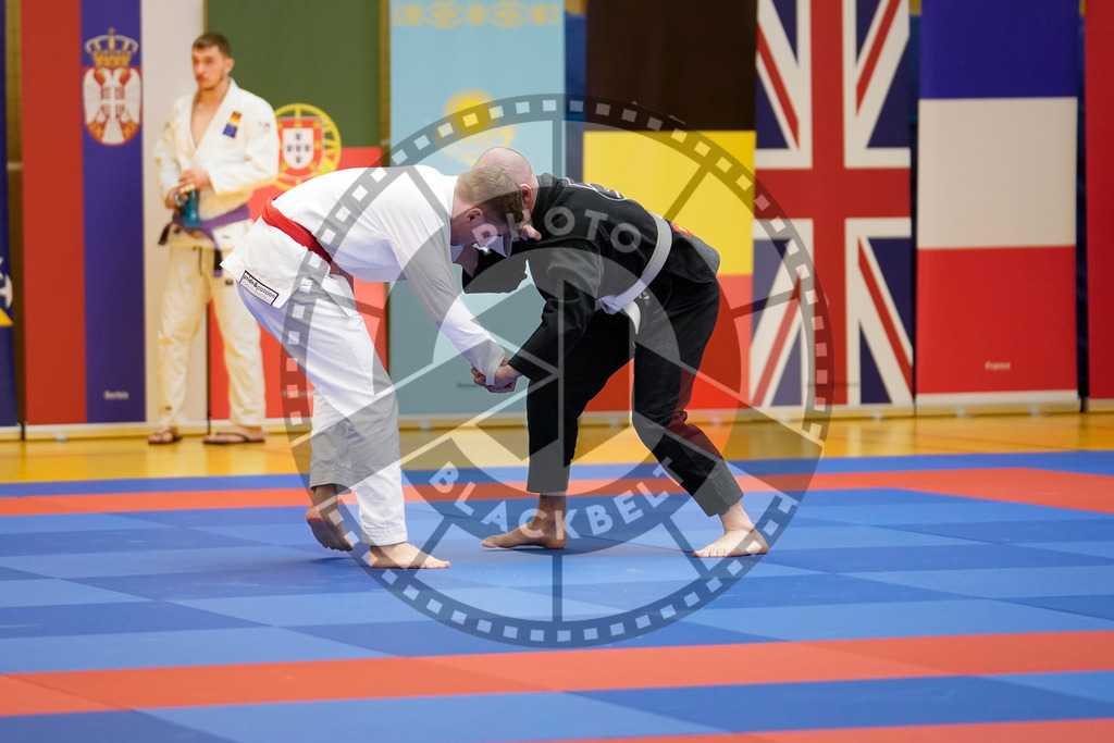 20240203PBB06946 | Fighters compete during the Brazilian Jiu-Jitsu Championship of the AJP Tour in Maintal by Frankfurt am Main, Germany, on February 2, 2024.