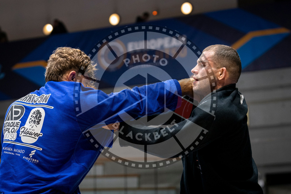 20240126PBB0590 | Fighters compete during the Brazilian Jiu-Jitsu European Championship of the IBJJF in Paris, France, on January 26, 2024.