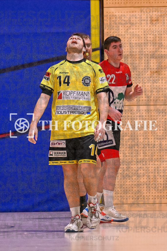 GER, SG Maulburg/Steinen - SG Koendringen/Teningen 2, Handball, Landesliga, 21. Spieltag, Saison 2023/2024, 23.03.2024 | Jonas Hoefflin (SG Koendringen/Teningen 2, #14)

GER, SG Maulburg/Steinen - SG Koendringen/Teningen 2, Handball, Landesliga, 21. Spieltag, Saison 2023/2024, 23.03.2024

Foto: TH Fotografie/Thomas Hess