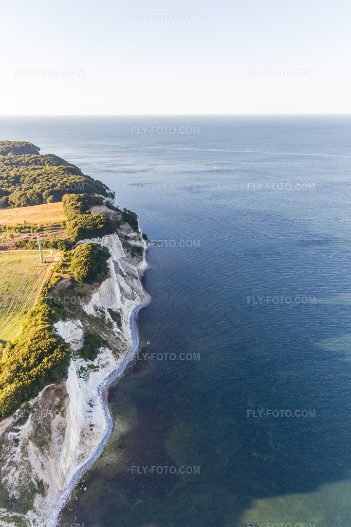 Aerial view: View of the town in Borre in the state Zealand, Denmark. – Photo: IMG_108572.jpg taken on 07/04/2018 by Werner Riehm/FLY-FOTO.com – Resolution of the original: 3238 x 4858 px