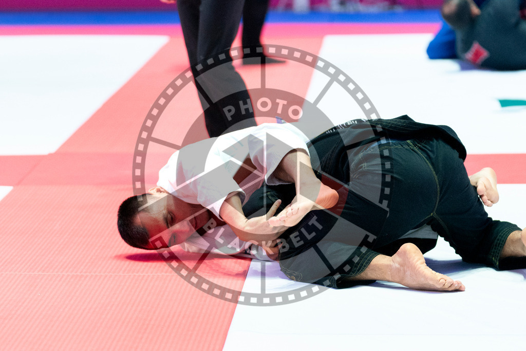 20231106PBB0973 | Fighters compete during the AJP World Master Championship in the Mubadala Arena in Abu Dhabi, Arab United Emirates, on November 6, 2023.