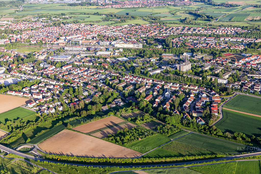 Luftbild: Nagolder Straße in Herrenberg im Bundesland Baden-Württemberg in Deutschland. Foto: IMG_114833.jpg vom 31.05.2019 durch Werner Riehm/FLY-FOTO.de