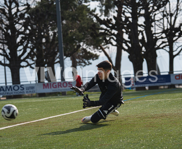 juv_lut_fmachado-0140 | Images from the Juniors B match between Juventus Academy and FC Lutry, played on 18 March 2026 in Lutry, Switzerland, featuring players, coaching staff and match action throughout the game.