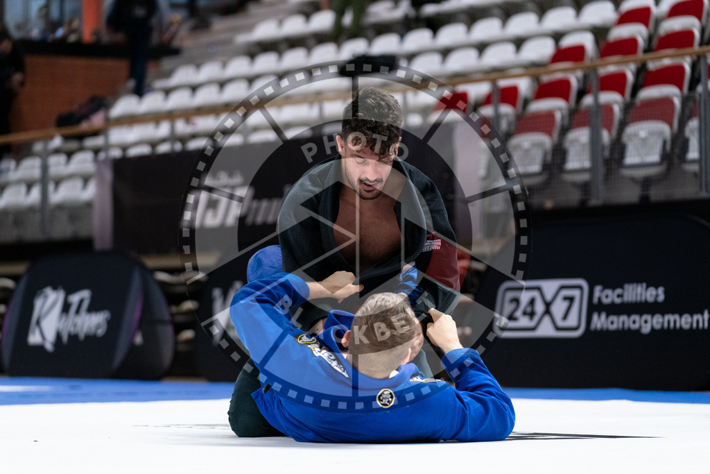 20241012PBB5350 | Athletes compete during the AJP Tour Europe Continental Jiu-Jitsu Professional Championship on October 12, 2024 in Almere near Amsterdam, Netherlands. © Chiara Dazi / photoblackbelt