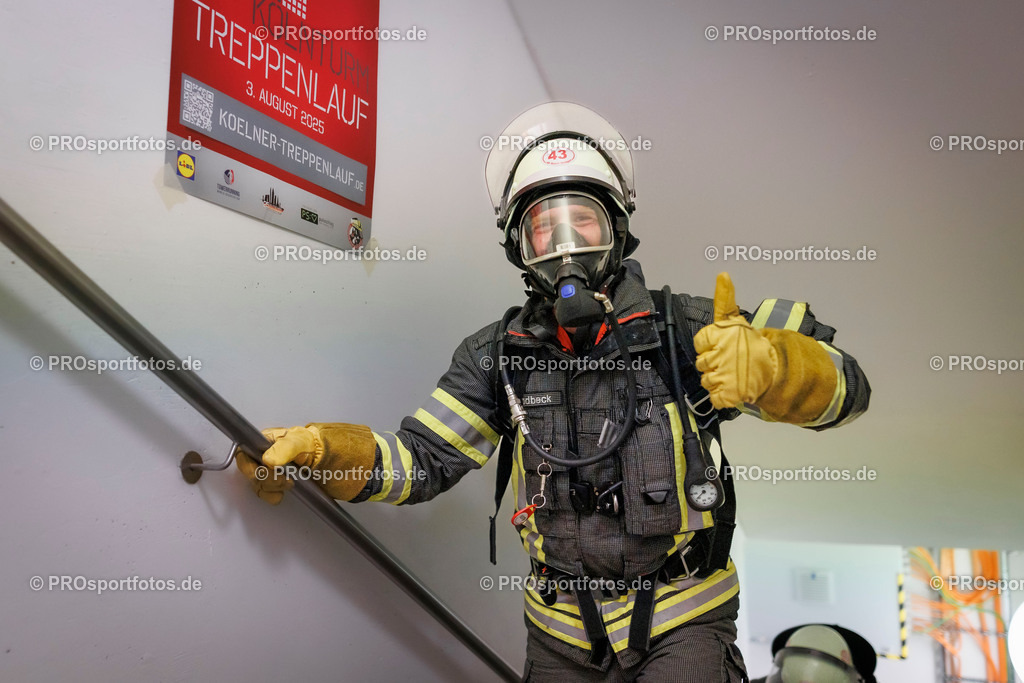 KölnTurm Treppenlauf; Köln, 03.08.2025 | Impressionen vom KölnTurm Treppenlauf am 03.08.2025 in Köln (Nordrhein-Westfalen). 