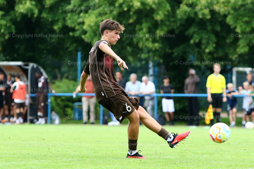 NH_StPauliU19_VfLOsnabrückU19_U19Bundesliga_19082023 | #6 Tom Leon Politz (FC St. Pauli U19)