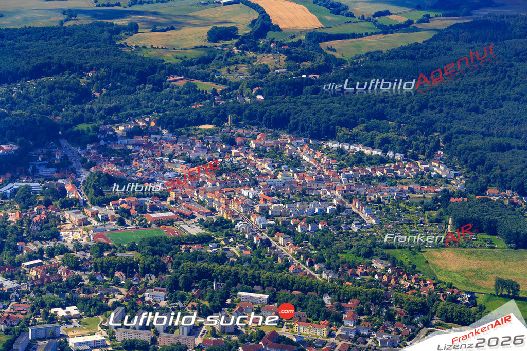 Das Luftbild der Stadt Bad Doberan wurde 2018 vom Flugzeug heraus erstellt (keine Drohne) Aufnahmehöhe ca.400 Meter- hohe Auflösung für beste Druck-Qualität