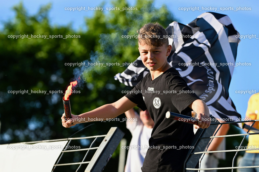 SV Spittal vs. SAK | Bengalen, SV Spittal Fans, SV Spittal vs. SAK, SV Spittal vs. SAK am 24.05.2024 in Spittal an der Drau (Goldeck Stadion), Austria, (Photo by Bernd Stefan)