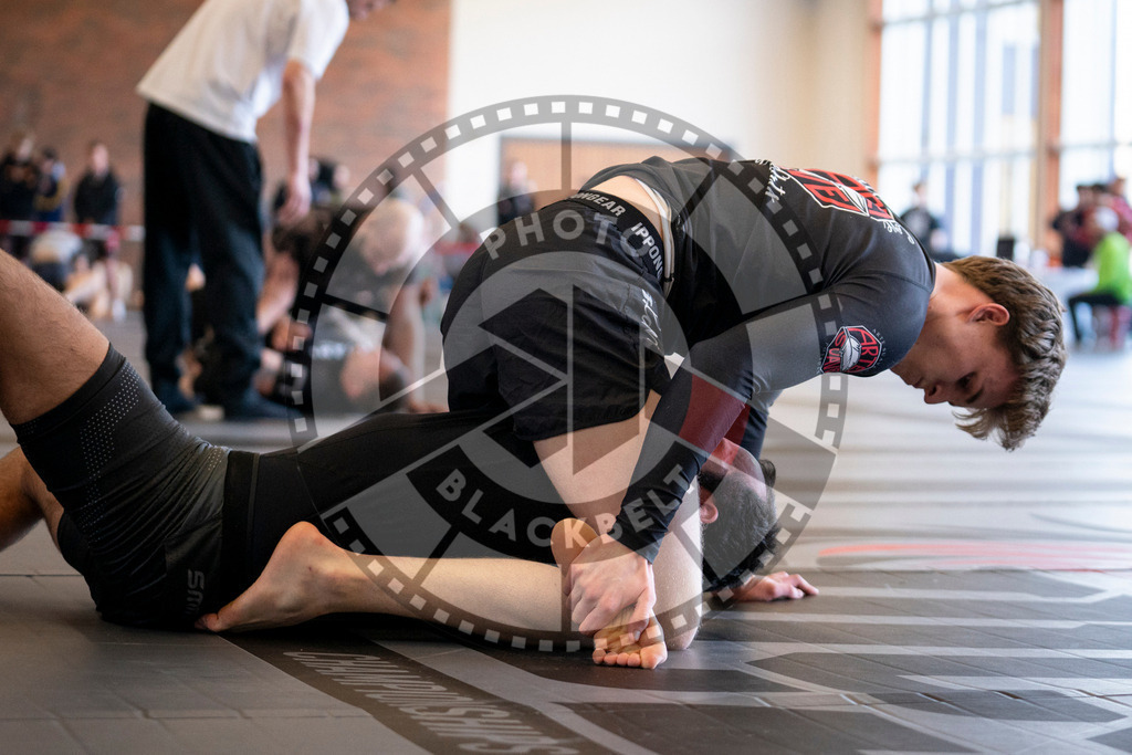 20240309PBB6441 | Fighters compete during the International Luta Livre (ILLCS) Spring Championship in Hannover, Germany, on March 9, 2024.