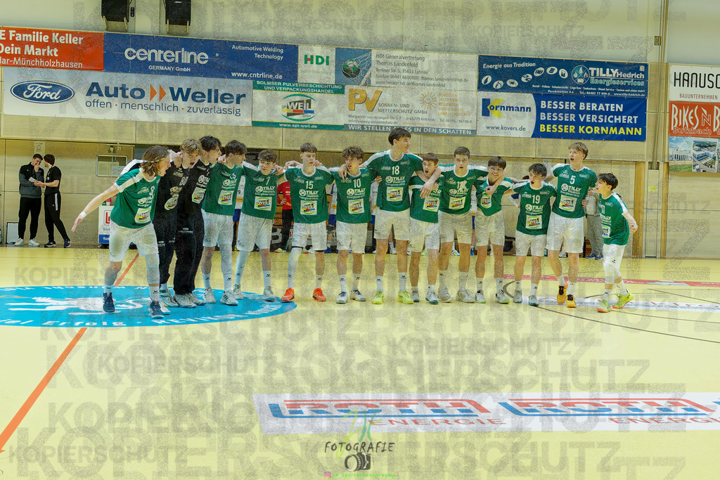 mJC-Regionalliga, Halbfinale Hessenmeisterschaft; HSG Dutenhofen/Münchholzhausen - TSV Pfungstadt | mJC-Regionalliga, Halbfinale Hessenmeisterschaft; HSG Dutenhofen/Münchholzhausen - TSV Pfungstadt am 15.03.2025 in Münchholzhausen (Sporthalle Münchholzhausen)Photo © 2025 - Jörg Heinrich - Realisiert mit Pictrs.com