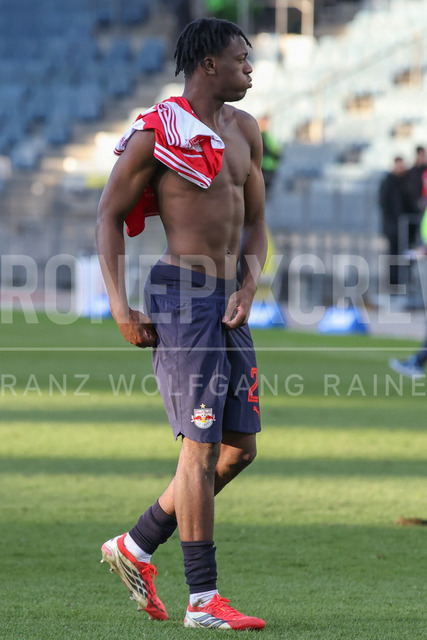 Grazer AK 1902 vs FC Red Bull Salzburg – Austrian Bundesliga | Graz, Austria, 15.Feb.26 - SOCCER - ADMIRAL Bundesliga, Grazer AK 1902 vs FC Red Bull Salzburg. The image shows Joane Gadou (Red Bull Salzburg).