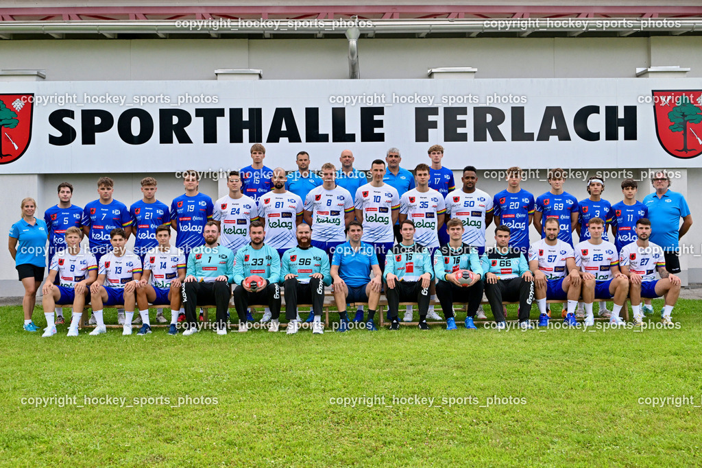 SC Ferlach Media Day | Mannschaftsfoto SC Ferlach, SC Ferlach Media Day, SC Ferlach Media Day am 19.08.2024 in Ferlach (Ballspielhalle Ferlach), Austria, (Photo by Bernd Stefan)