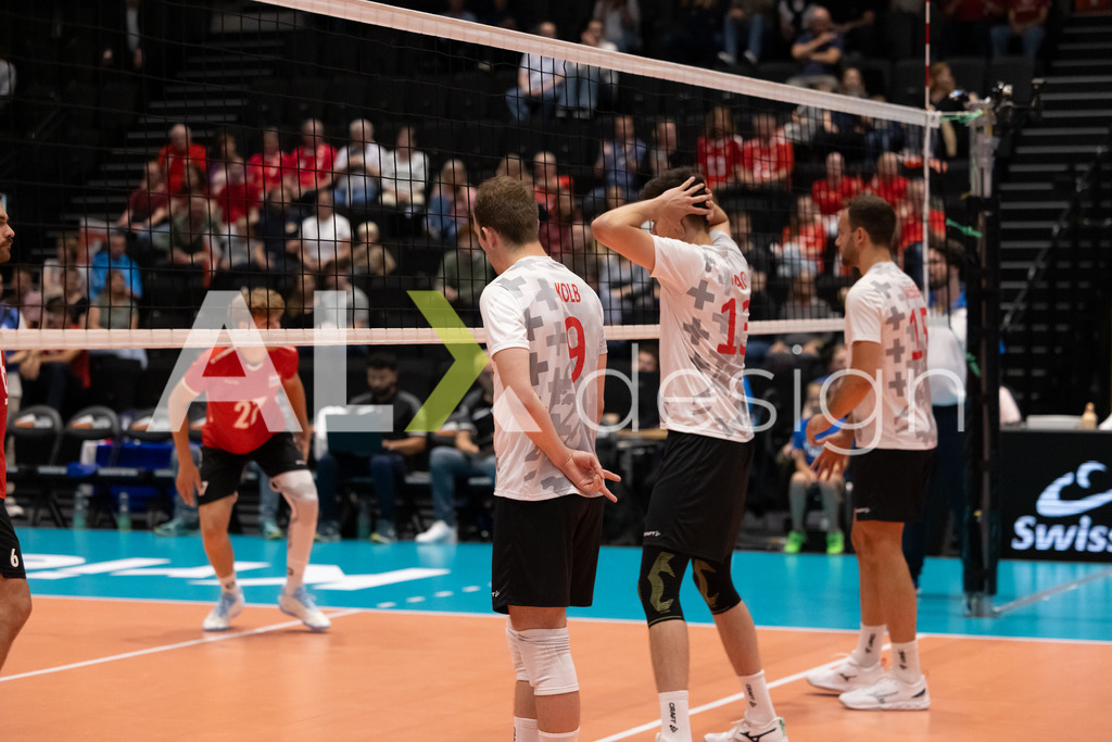 Luxembourg v Switzerland - CEV European League Men | KRIENS, SWITZERLAND - JUNE 12: CYRIL KOLB of Switzerland and SIMON MAAG of Switzerland during the CEV European League match between Luxembourg and Switzerland at Pilatus Arena on June 12, 2026 in Kriens, Switzerland. - Realisiert mit Pictrs.com