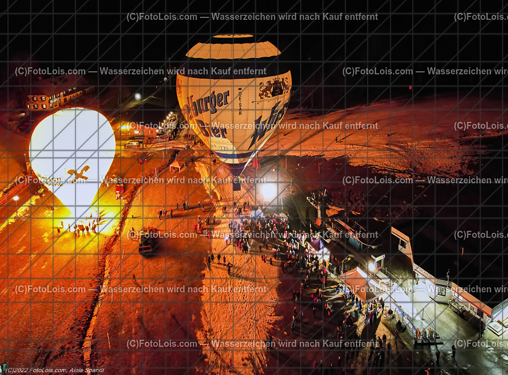 0301_Luftbild_Nacht der Ballone_Lackenhof 1 | (C)FotoLois.com, Alois Spandl, Luftbild, 'Nacht der Ballone' des Ballonclub ÖTSCHERLAND in Lackenhof/Weitental, gemeinsame Veranstaltung mit Tourismusverband ÖTSCHER, Mi 28. Dezember 2022.