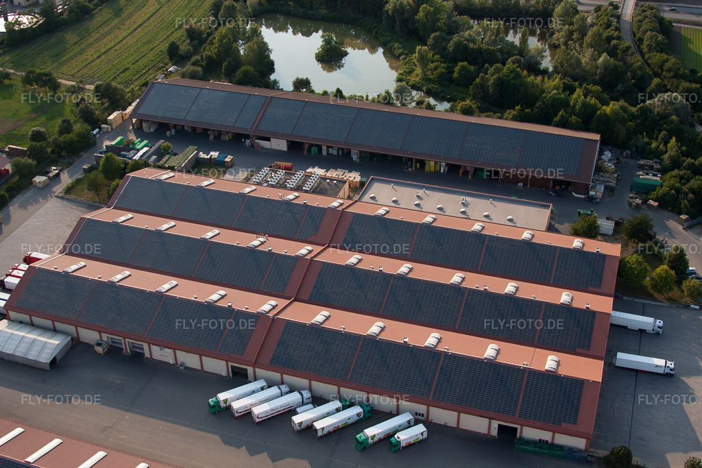 Luftbild: Pfalzmarkt in Mutterstadt im Bundesland Rheinland-Pfalz in Deutschland. Foto: IMG_69023.jpg vom 24.06.2014 durch Werner Riehm/FLY-FOTO.de
