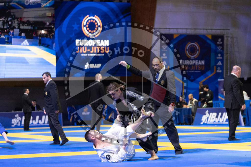 20240119PBB1074 | Fighters compete during the IBJJF European Championship in Paris, France, on January 19, 2024.
