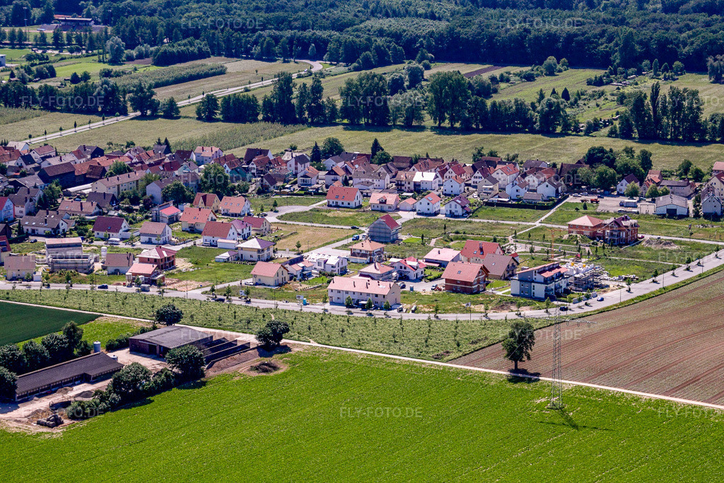 Luftbild: Am Höhenweg in Kandel im Bundesland Rheinland-Pfalz in Deutschland. Foto: IMG_18527.jpg vom 30.05.2009 durch Werner Riehm/FLY-FOTO.de